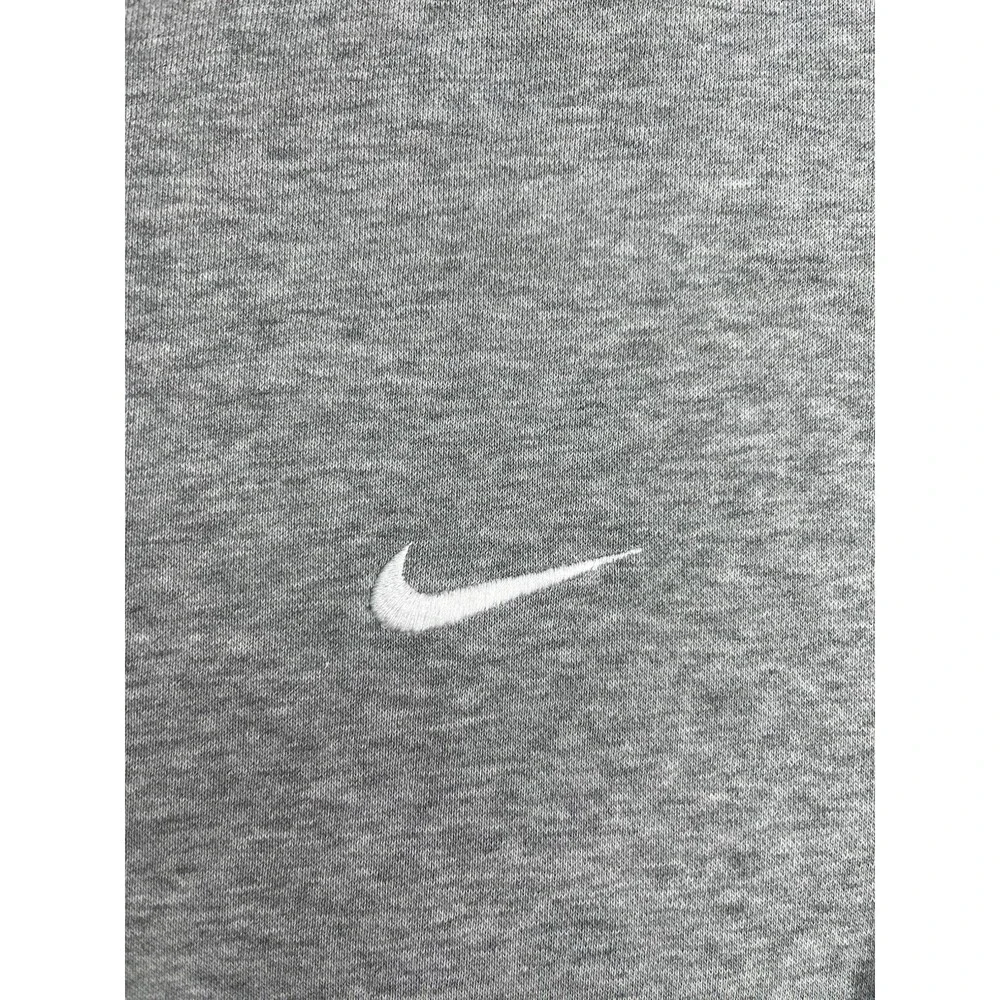 Vintage Mens  Nike Mini Swoosh Y2K Gray Crewneck Sweatshirt Size 2XL